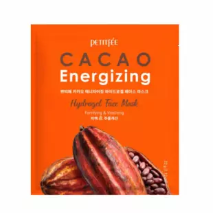 Гидрогелевая маска для лица с какао Petitfee Cacao Energizing Hydrogel Face Mask